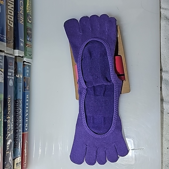 Toesox Bellarina Full toe grip socks size L - Picture 5 of 5